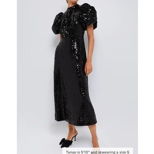 TUCKERNUCK Black Sequin Perris Dress
